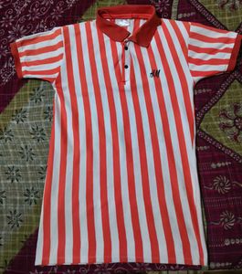 H&M Striped Polo Shirt