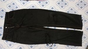 Black Wide High Waist Jeans