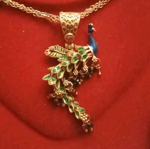 Peacock Pendant Necklace