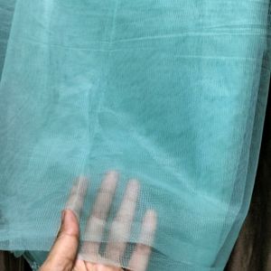 4 Mitter Saree Matirial And 2 Mit Net
