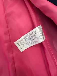 Pink Blazer with Black Trim