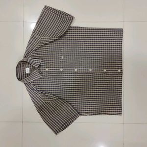 Custom Cropped Button Up
