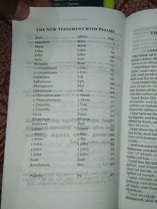 Gideons Bible - &gt; NEW TESTAMENT PSALMS