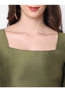 Mish Solid A-line Kurta