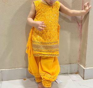 Cute Yellow Salwar Suit