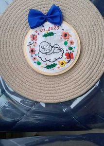 personalized new born baby hoop