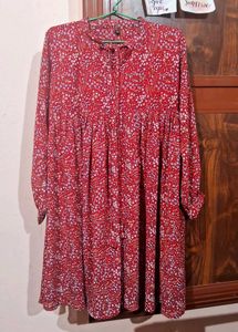 Pretty Red Tunic Top❤️