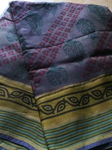 Elegant Ethnic Print Saree