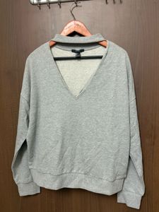 Forever 21 Gray Top