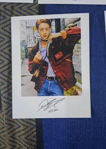 BTS POLOROID WITH SIGNATURE