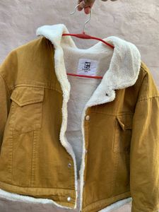 Stylish Sherpa Collar Jacket