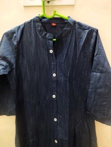 Striped Cotton Tunic Top
