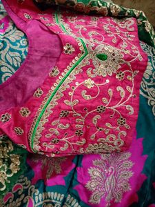 New Unused Designer 3 Piece Lahanga Choli
