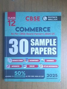 CBSE Class 12 Commerce Sample Papers