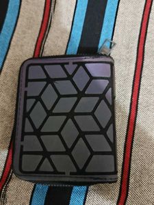 Geometric Black Wallet