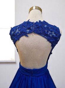 La Femme Royal Blue Cocktail Dress