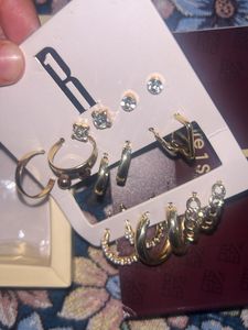 Earrings And Studs Combo