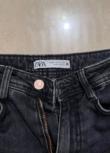 Grey Straight Jeans