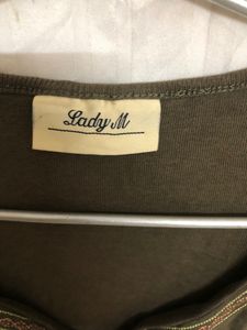 Lady Olive Long Sleeve Top