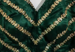 Beautiful Emerald Green Floral Lehenga For Womens