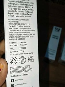 White Wolf Hydroblast Toning Mist