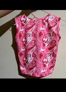 STREET STYLE STORE PINK HEARTS TOP