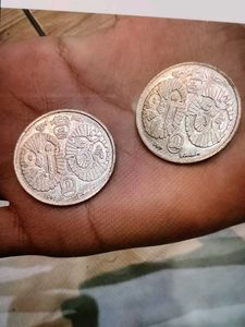 Silver Coin 2 Pcs