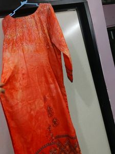 Lawn Material Neck Embroidery Kurti