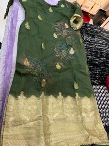 new organza suit party wear