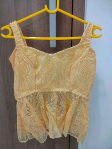 Yellow Embellished Dress