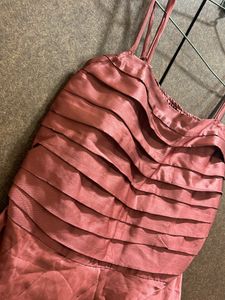 Womens Strip Satin With Lining Top Xxl
