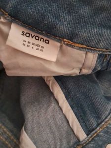 SAVANA blue Ripped Jeans Buy FASTTT