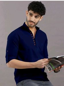 Navy Blue Kurta