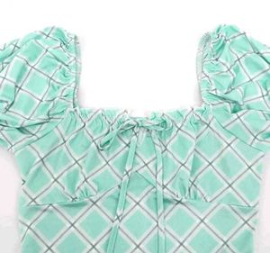 Checkered Mint Dress