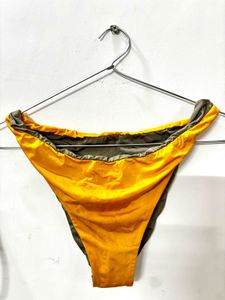 Soft Satin Reversible Used Bikini Panty