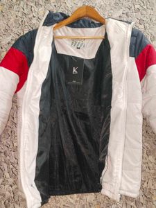 Color Block Puffer Jacket