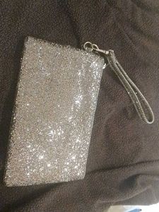 Sparkly Golden Wristlet