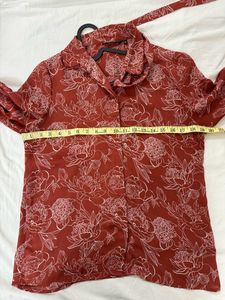 Rustic Maroon/mauve Shade Shirt