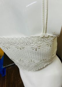 Black &amp; White Lace Bralette Combo