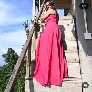 Hot Pink Maxi Dress