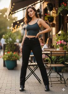 M@01 Size-36 Stylish Black Jeans