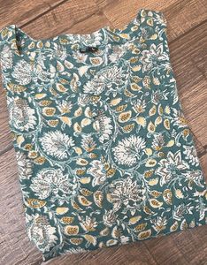 Floral Print Top (Size L)