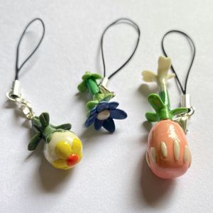 set of 3 Phone Charms