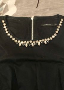 Black Peplum Top