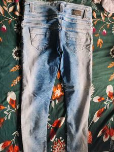Denim High Waist Skinny Jeans