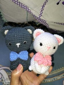 Crochet Cat Pair