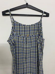 Plaid Slip Dress