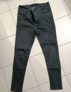 Deep Charcoal Skinny Jeans