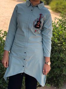 Collared Shirt Kurti