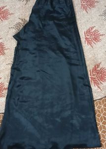 black embroidery work plazo kurti and dupatta set